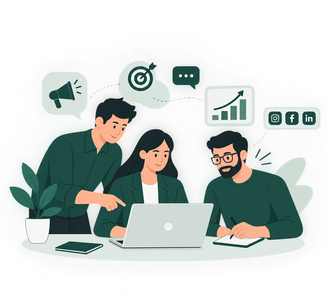 Digital marketing company in Delhi team